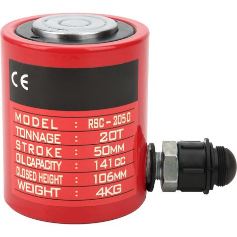 Vérin hydraulique séparé rouge ultra-fin RSC2050 50mm 20T accessoires industriels (1/5)