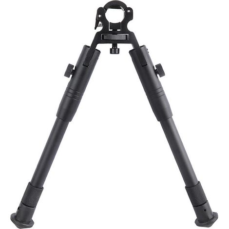 Abrazadera retráctil portátil ajustable de 8'' a 10'' de altura para bípode. Nuevo, de DEBUNS. (1/5)