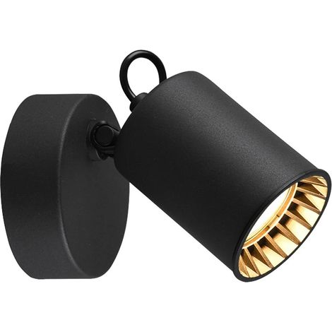 Spot mural PAGO noir GU10 orientable dimmable Trio (1/5)