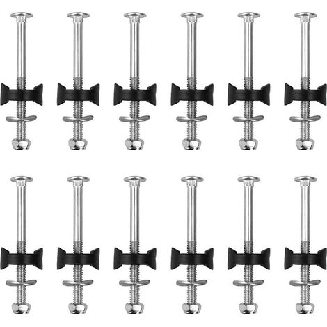 Lot de 12 vis de trampoline, fixation pour trampoline de jardin, acier galvanisé, pour grand trampoline et petit trampoline (1/5)