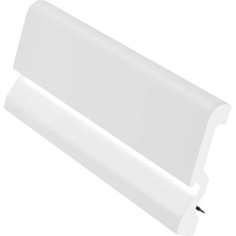 Battiscopa L290 x H10 cm in Polistirene Bianco - Lotto di 3 - COREO (1/5)