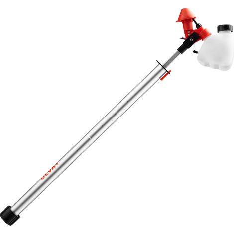 Wiltec Pulverizador manual ULVA+ a pilas, pulverizador atomizador a presión 125 x 23 cm, rociador con 3 boquillas 45-115 ml/min, fumigador de malas hierbas para jardines