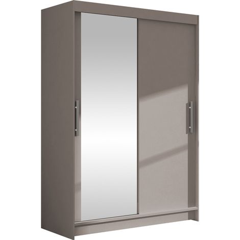 Armoire Closico Pacron VI, Cachemire, 200x120x58cm, Portes d'armoire: Coulissantes, Nombre d'étagères: 5 (1/4)