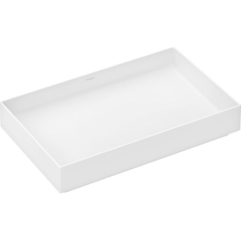 hansgrohe Xuniva evo E Aufsatzwaschtisch 650/400, ohne Hahnloch