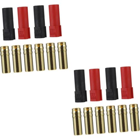 32pièces Connecteur Banane avec Boîtier Abs Prise Male Femelle Adaptateur De Terminal Fiable pour Connexion Électrique (1/5)