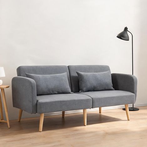 Canapé convertible en polyester Gummibaumholz 170 x 83 x 80 cm (1/5)