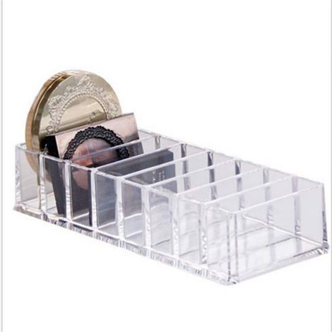 Waschbares, transparentes Kosmetikregal aus Kunststoff, Wand-Badezimmer-Organizer, Make-up-Organizer, 1er-Set, robust und praktisch. (1/5)