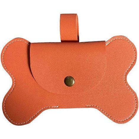 Distributeur de sacs à déjections canines en forme d'os, porte-sacs à déjections canines, conteneur pour sacs à déchets animaux (1/5)