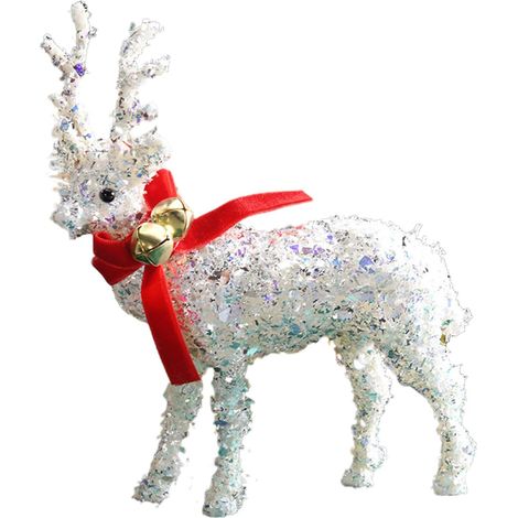 Ornamente glitzernde Skulptur Hirsch Dekor tragen Schal für