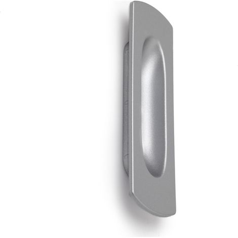 Tirador embutido de plástico con acabado, dimensiones:125x36x13mm y entrepuntos:125mm - (1/3)