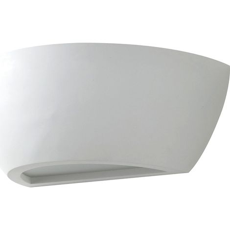 Applique in ceramica bianca cm. L31,5 x P16 x H11 (1/5)