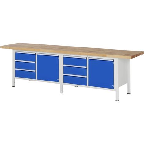 Etabli Rau modèle 8468, L 3000 x P 900 x H 840mm (1/5)