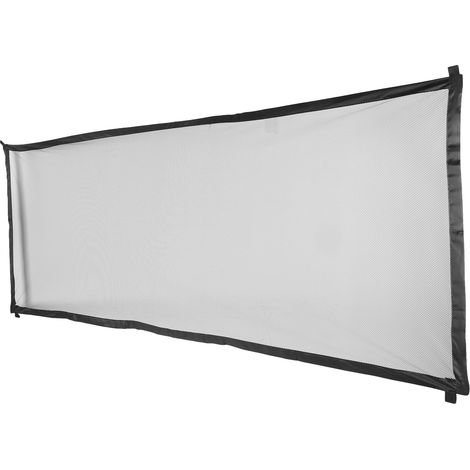 Barrière de sécurité pliable en filet pour bébé, portable, intérieure et extérieure, rétractable, L 180 x 74 cm / 70,9 x 29,1 po (1/5)