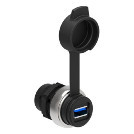 Presa USB, tipo 3.0, connessione A/A (femmina) Ø 22 mm IP65 LPCD01 (1/2)