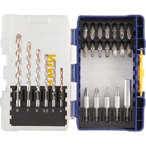 Irwin 25-Piece Multi-Material and Screwdriving Set with Durable Tools and Versatile Applications (1/2)