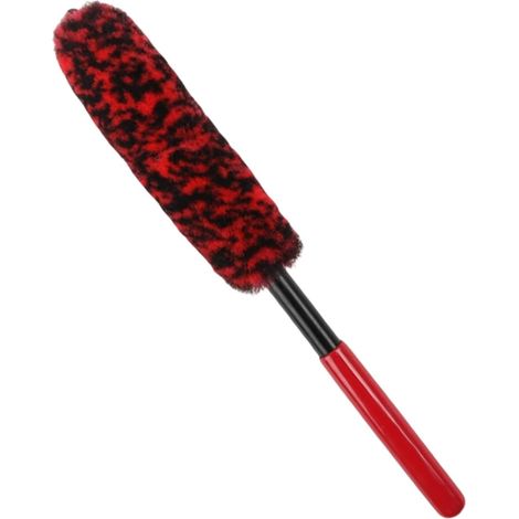 Brosses de roue automobile à poils doux non abrasifs à manche court pour l'entretien des jantes en alliage (1/5)