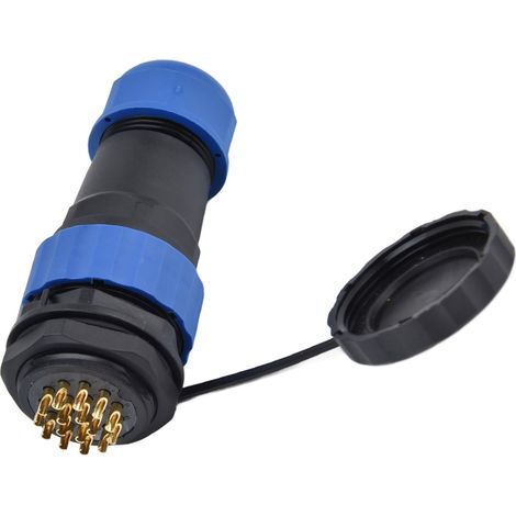 Connecteur étanche IP68, écrou arrière, prise d'alimentation aéronautique 380 V 10 A pour câble/fil SP2816