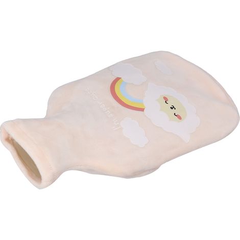 Bouillotte de 350 ml - Facile à utiliser, sûre et dotée d'un bouchon en caoutchouc naturel pour une étanchéité optimale - Idéale pour la maison et le bureau (1/5)