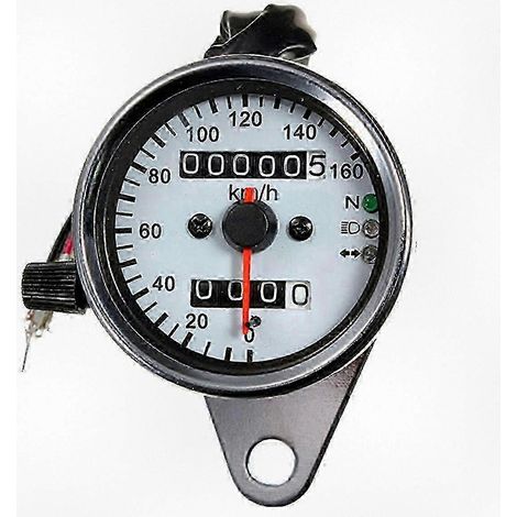 Compteur de vitesse/odomètre universel 12 V LCD pour motos double usage, avec voyant LED et rétroéclairage, compatible avec les motos à double usage (2025) (1/5)