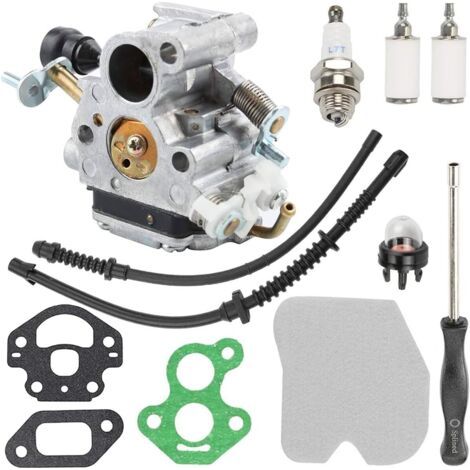 Carburateur pour tronçonneuse Husqvarna 435 435E 440 440E CS410 CS2240 CS2240S. Remplace C1T-EL41 C1T-EL41A 506450501, avec filtre à air, conduite de carburant et joint de bougie. (1/4)
