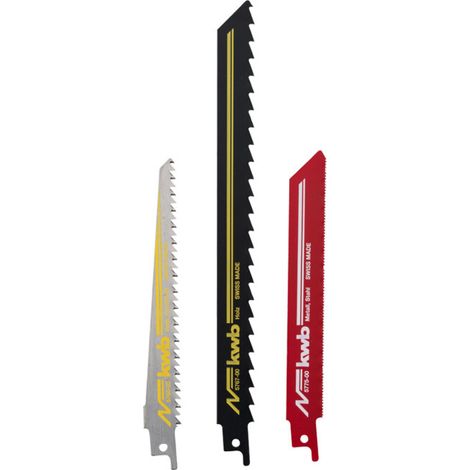 kwb - Säbelsägeblätter, 3 Stück, für Holz und Metall - 576003 (1/4)