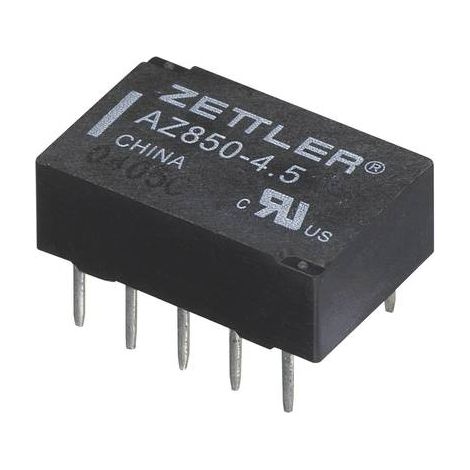 Zettler Electronics AZ850P2-12 Relais pour circuits imprimés 12 V/DC 1 A 2 inverseurs (RT) 1 pc(s) (1/2)