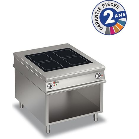 Fourneau Induction Vitrocéramique sur meuble - 4 zones - 16 kW - Baron