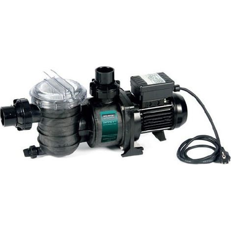 Pentair – Pompe de filtration pour piscine 24 m3/h – Monophasé 2 CV – Auto-amorçante – Débit max 24 m3/h – Compatible pour bassins jusqu'à 70 m3