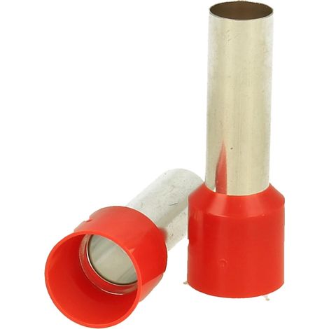 Aderendhülsen DIN 46228 Teil 4 isoliert, Größe L, Farbe Kodierung DIN Querschnitt 35mm² rot - 1 Stück (1/3)