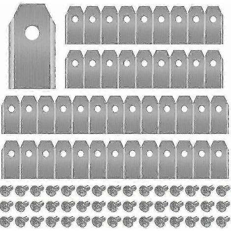 45 lames de couteau en titane pour toutes les tondeuses robotisées Husqvarn/Automower/Yardforce/Gardena (édition RH) (1/5)