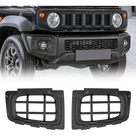 Rejilla protectora de luz antiniebla compatible con Suzuki Jimny Sierra JB74 2019-2025, protector de luz antiniebla delantera, piezas exteriores