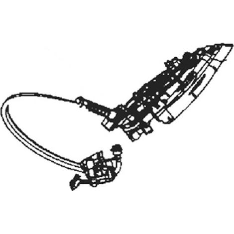 Ersatzteil - Griffbasis mit Kabel -  - CALOR, TEFAL