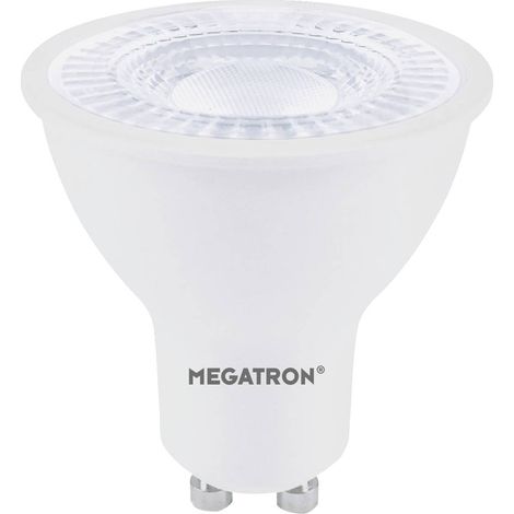 Megatron MT65009 LED CEE F (A - G) GU10 réflecteur 4.8 W blanc chaud (Ø x L) 50 mm x 55 mm 1 pc(s)