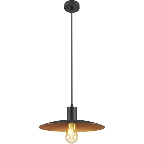 Suspension LALU® SET base E27 ELYPSE 33 long. 200 cm source E27 incl. noir - SLV - 1010786 (1/2)