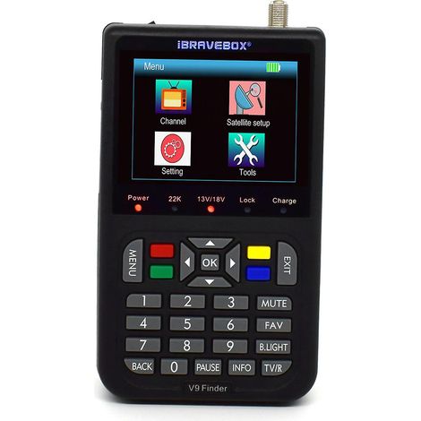 V9 Finder Digitaler Satellitenfinder LCD-Satellitenfinder Digitaler Satellitensignalfinder Messgerät Satellit