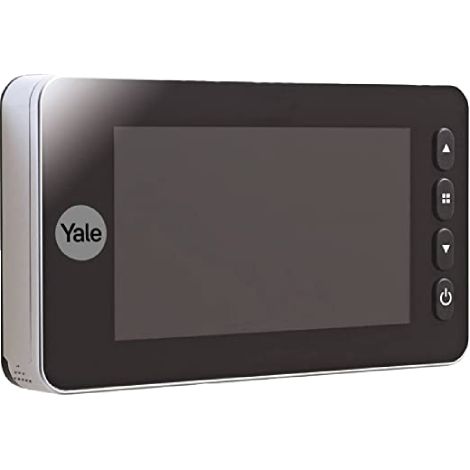 YALE Spioncino elettronico Autoimaging 45-5800-1443-00-6011 Argento, Registra immagini/video, Campanello, Visualizzazione dal vivo , Rilevamento del movimento