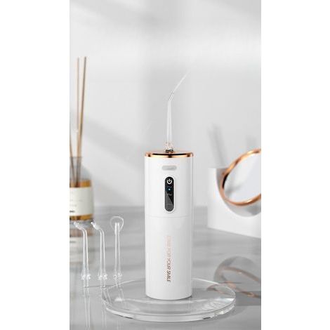 Tragbarer Zahnreiniger für zu Hause, Mundpflege-Zahnreiniger, Wasserstrahl, elektrische Zahnseide (1/3)