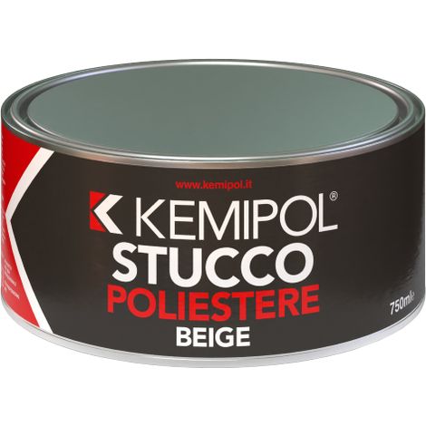 12 x STUCCO POLIESTERE P/METALLO STAND BEIGE KEMIPOL 750 ML