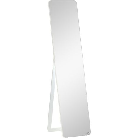 Standspiegel Ganzkörperspiegel Mit Klappbaren Rahmen Schminkspiegel Frei Stehend Oder An Der Wand Montiert Stabil Für Wohnzimmer Ankleidezimmer