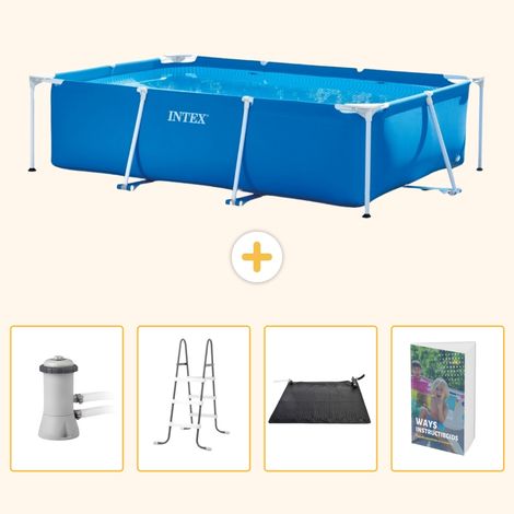 Intex Piscine Tubulaire Rectangulaire - 300x200x75 cm - 5-pièces SCB128 (1/5)