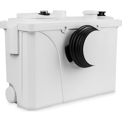 TolleTour Stazione di sollevamento 700W Acque reflue WC Trituratore sanitario Acque cariche Pompaggio