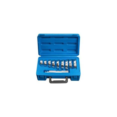 Kit Extracteur de Roulement Voiture - 10 Pièces, Presse Hydraulique, Outils pour Enfoncer et Retirer Roulements et Arbres