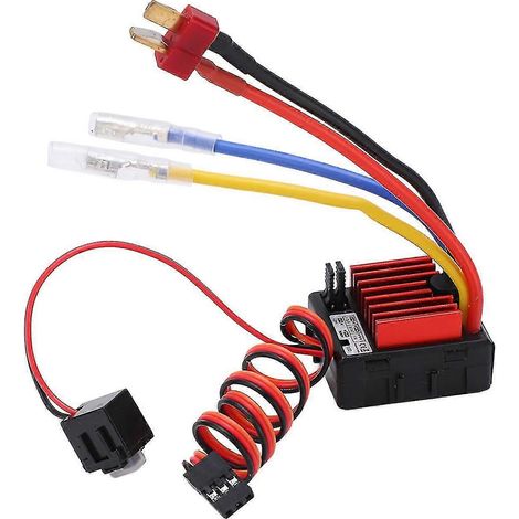 Contrôleur de vitesse électronique (ESC) étanche à balais 60 A avec BEC 3 A 6 V pour camping-cars électriques 110, 112 et 116 V (1/5)