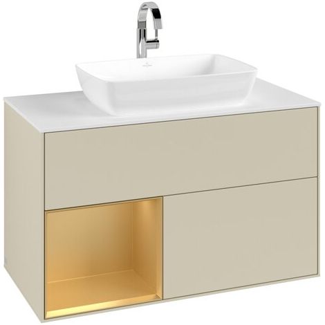 Villeroy & Boch F771HFHJ Meuble sous lavabo Finion F77 (1/3)