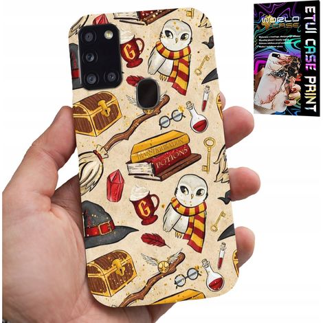 Custodia per Samsung Galaxy A21s - custodia per gli appassionati di magia, maghi, bacchetta magica + vetro (1/5)