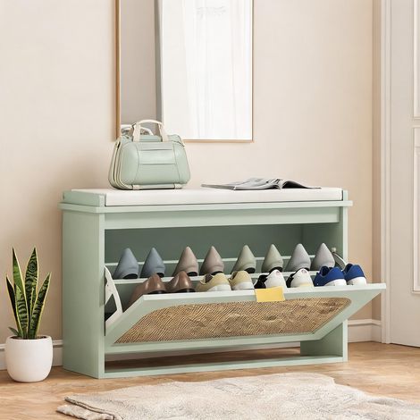 SunJet Console, table console, Banc à chaussures design rotin - Réf. 2N1SJRQ209B0 (1/5)