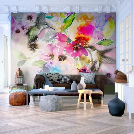 Papier peint adhésif Couleurs de la nature - 441 x 315 cm (1/4)