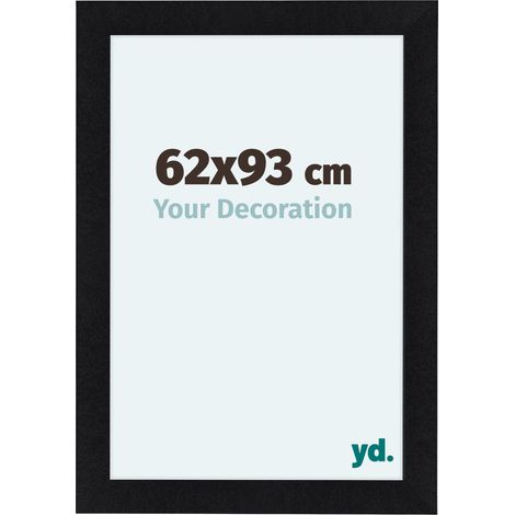 yd. - Cadre photo 62x93 - Noir Mat - MDF - Como (1/5)