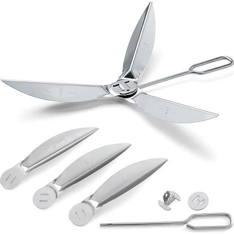 Kit de système de nettoyage One-Touch 57 cm pour barbecue Kettle Weber 22" 90992 3618 7443 (1/5)
