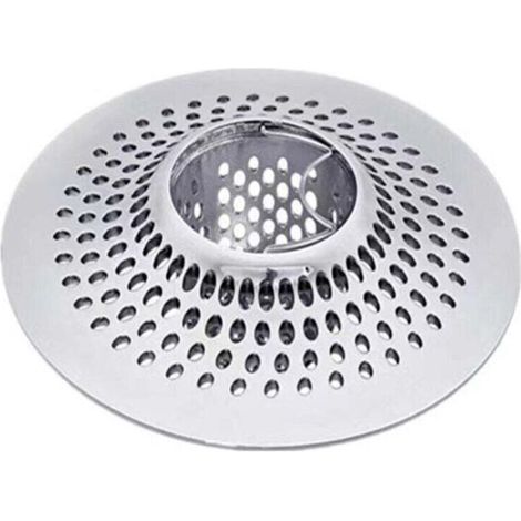 Filtre à cheveux pour baignoire et douche en acier inoxydable